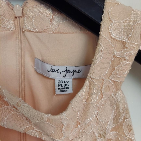 NWT LOVE JAYNE BLUSH TOP BLACK BOTTOM ROMPER SIZE 20.5 SUPER CUTE - Picture 3 of 11